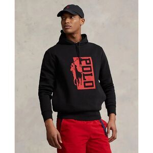 Polo Ralph Lauren Pony Stacked Graphic Hoodie Black Size S, M, L, XL